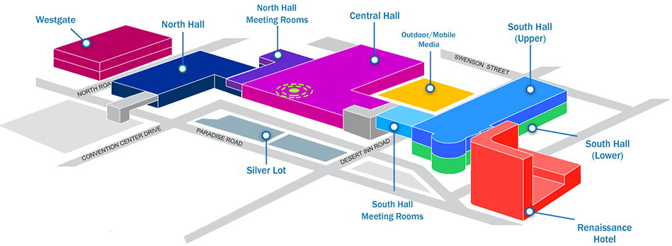 Las Vegas Convention Center Overview Map