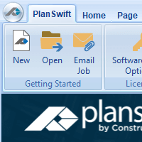 PlanSwift tab - inside PlanSwift